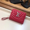 Fake 1:1 LOUIS VUITTON NEW WAVE COMPACT WALLET M63789 red HY23493YK70