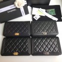 Fake Boy Chanel mini Flap Bags Sheepskin Leather A33819 Black HY26261QF99