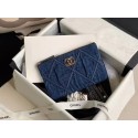 Fake Chanel 19 small carry on bag AP1059 blue HY15962lF58