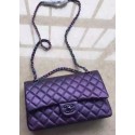 Fake Chanel 2.55 Series Double Flap Bag Original Lambskin Leather A1112 Violet HY11126EQ38