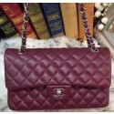 Fake Chanel 2.55 Series Flap Bag Original Sheepskin Leather A09765 Burgundy HY24879Hj78