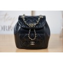 Fake Chanel Backpack Sheepskin Original Leather AS2908 black HY2708bz90