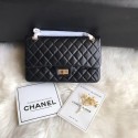 Fake Chanel Flap Original Cowhide Leather 30225 black gold chain HY7481uQ71
