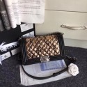 Fake CHANEL Handbag Small BOY Original A67086 silver-Tone Metal HY26325ny77