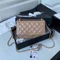 Fake CHANEL Lambskin Flap Shoulder Bag AP2289 Apricot HY21916RY48