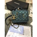 Fake Chanel mini Vanity Case Original A93342 green HY12269yQ90