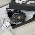 Fake Chanel Sheepskin Original Leather Pocket AP2549 black HY15187Qv16