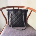 Fake Chanel Small Shopping Bag A57738 Black HY23329Lh27