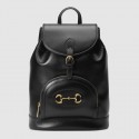 Fake Gucci 1955 Horsebit backpack 620849 black HY21027Qv16