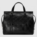 Fake Gucci GG embossed tote bag 625774 Black HY7225kw88