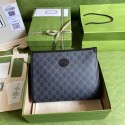Fake Gucci GG Marmont pouch 672956 black HY18435tu77