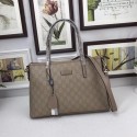 Fake Gucci GG Supreme Canvas Tote Bag 353440 Camel HY17340tu77