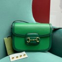 Fake Gucci Horsebit 1955 mini bag 658574 green HY4168bz90