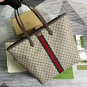 Fake Gucci Ophidia series large GG Tote Bag 680127 brown HY16975tu77