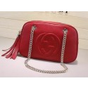 Fake Gucci Soho Shoulder Bags 308983 Red HY11160Iw51