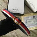 Fake Gucci Web belt G25511 Red & white & blue HY6495kw88