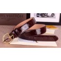 Fake Louis Vuitton Belt LV4694A Brown HY9824Lh27