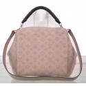 Fake Louis Vuitton Mahina Leather BABYLONE CHAIN BB Bag M51223 Apricot HY25817lF58
