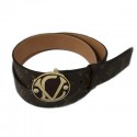 Fake Louis Vuitton Monogram Belts 6979 Coffee Belts HY25030Iw51