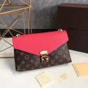 Fake Louis Vuitton Monogram Canvas Pallas Chain Cerise M41201 Light Red HY19555Iw51