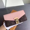 Fake Louis Vuitton Monogram Canvas PALLAS WALLET M58414 Pink HY8211uQ71