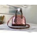 Fake Louis Vuitton Monogram Vernis Alma BB Tote Bag M91606 Rose HY9671uQ71