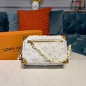 Fake Louis Vuitton Original Zipper Shoulder Bag M44480 white HY1319yQ90