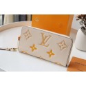 Fake Louis Vuitton ZIPPY WALLET M80403 Cream&Saffron HY7157Qv16