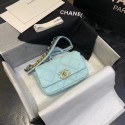 Fashion Chanel 19 Bodypack Sheepskin Leather AS1163 sky blue HY16782wc24