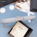 Fashion Chanel Original Calf Leather 3602 grey&Silver HY4335Of26