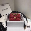 Fashion Chanel Shoulder Bag Original Leather Red 50937 Gold HY13132wc24