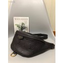 Fashion Louis Vuitton Monogram Canvas Original Leather Beltbag M55426 Black HY12000Of26