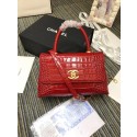 First-class Quality Chanel flap bag with top handle A93737 red HY11092VJ28