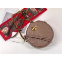 First-class Quality Gucci GG Marmont mini round shoulder bag 550154 Pink HY13404fm32
