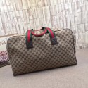 First-class Quality Gucci GG Supreme canvas Travelling bag 146310 brown HY24118Sf41
