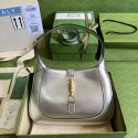 First-class Quality Gucci Jackie 1961 lame mini bag 636709 Silver HY20468Sf41