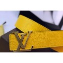 First-class Quality Louis Vuitton Belt LV5767G Yellow HY10727VJ28