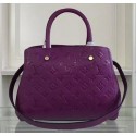 First-class Quality Louis Vuitton Monogram Empreinte MONTAIGNE BB Bag M50665 Purple HY16932VJ28