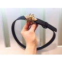 Gucci 20MM Leather Belt 414528 Black HY17554Hn31