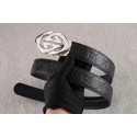 Gucci 34mm Leather Belt GG0803 Black HY7388vX95