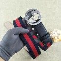 Gucci 40mm Leather Belt GG57561 Black HY909DI37