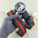 Gucci 40mm Leather Belt GG57562 Black HY21948hi67