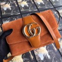 Gucci Arli small shoulder bag 550129 brown suede HY2425FA31