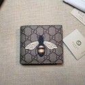 Gucci Bee print GG Supreme wallet 451268 HY21050hT91
