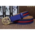 GUCCI Belt G1907 Blue HY10945Jz48