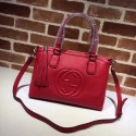 Gucci Calf Leather Soho Top Handle Bag 308362 Red HY1998JD28