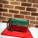 Gucci Calfskin Leather Clutch bag 447632 red&Gold&Green HY3164KX22