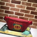 Gucci Calfskin Leather Pocket A493869 Red HY22627UF26