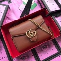 Gucci Calfskin Leather Shoulder Bag 401232 Coffee HY13403gE29