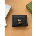 Gucci Diana card case wallet 658244 black HY25324MO84